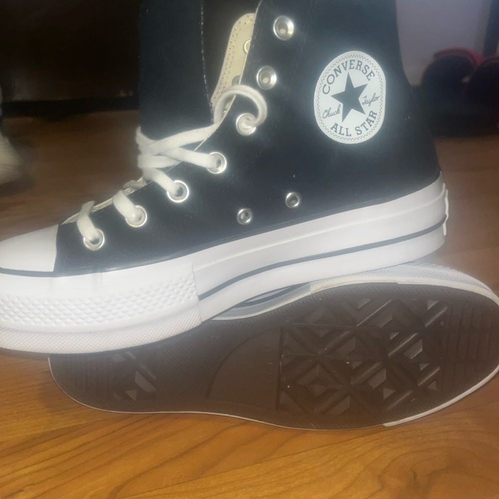 Converse  all star chuck taylor women  Hi high top lift platform sneakers